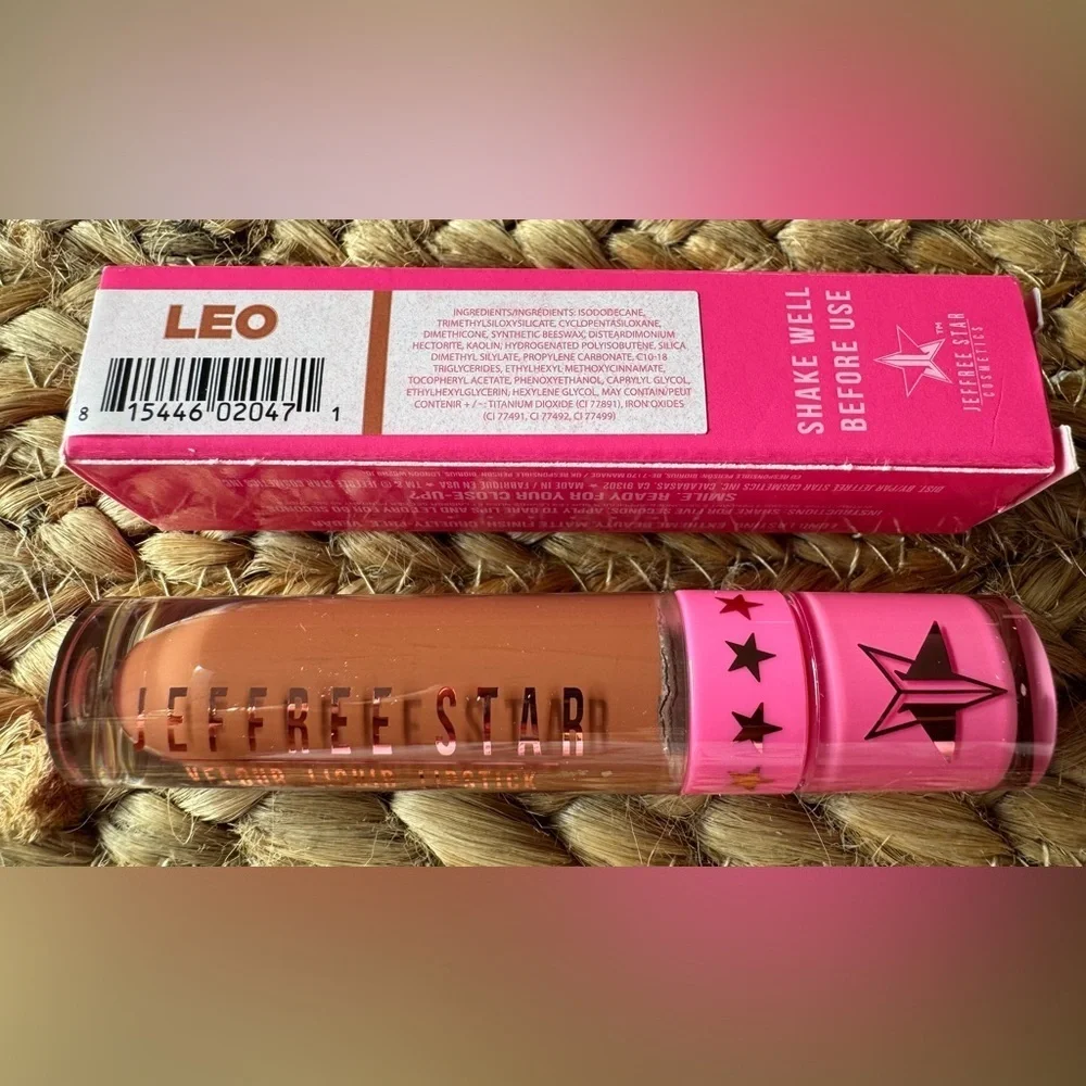 Jeffree Star Cosmetics Velour Liquid Lipstick in Leo Warm Honey Brown Matte